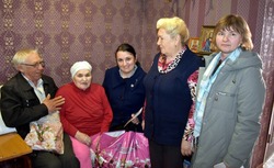 Жительница посёлка губкинской территории отметила 95-летний юбилей