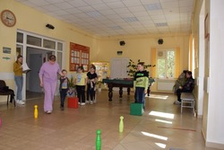 Юные жители села Сергиевка губкинской территории посетили спортивно-игровую программу 