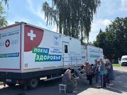  «Поезд здоровья»  остановился в с. Бобровы Дворы