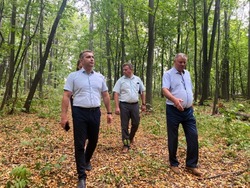 Михаил Лобазнов посетил заповедники Губкинского горокруга 