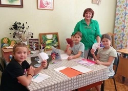 Мастер-класс по работе в технике оригами прошёл в ЦКР посёлка Троицкий губкинской территории 