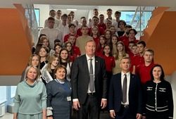 Сенатор Совета Федерации от Белгородской области Тарас Хтей посетил Губкинский горокруг