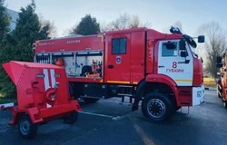 Губкинские спасатели получили новую пожарную автоцистерну