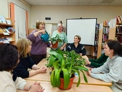 Программа об уходе за комнатными растениями прошла в ЦКР села Сергиевка губкинской территории 