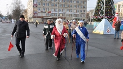 Фестиваль скандинавской ходьбы прошёл в Губкине