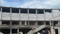 Строительство плавательного бассейна продолжается в Губкине