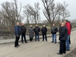 Губкинцы приняли участие в общественной приёмке работ по расчистке реки Осколец