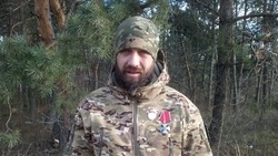 Житель села Ивановка губкинской территории Виссарион Чернов получил орден Мужества