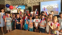 Патриотический час «Вместе мы большая сила, вместе мы — страна Россия» прошёл в Троицком