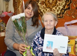Губкинские ветераны Великой Отечественной войны отметили 90-летний юбилей 