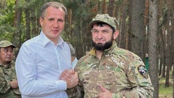  Вячеслав Гладков встретился с бойцами подразделения «Ахмат» 
