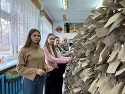 Школьники села Сапрыкино продолжили помогать участникам СВО