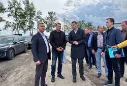 Заместитель министра спорта Белгородской области Валерий Сирюшов посетил Губкин