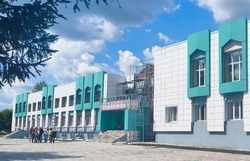 Капитальный ремонт школы продолжился в селе Аверино Губкинского горокруга 