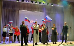 Жители села Коньшино губкинской территории отметили День защитника Отечества 