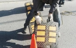 Новые дорожные искусственные неровности появились на дорогах Губкинского горокруга