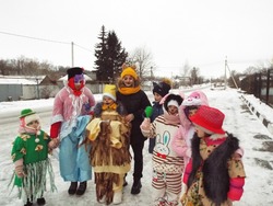 Жители села Архангельское губкинской территории отметили Старый Новый год 