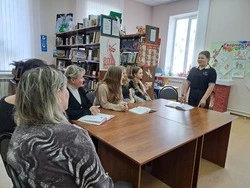 Юные жители села Сапрыкино узнали правила безопасного поведения при отдыхе у водоёмов 