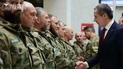 Вячеслав Гладков рассказал о награждении бойцов отряда «БАРС-Белгород» 