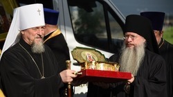 Ковчег с мощами святителя Тихона прибыл в Губкин