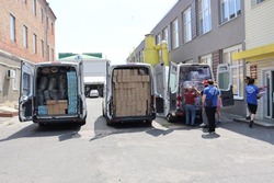 Фонд «Поколение» передал восемь тонн гуманитарной помощи для находящихся в Губкине шебекинцев