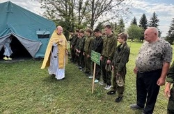Третья божественная литургия прошла в рамках военно-исторических сборов «Армата»