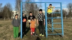 Юные жители села Мелавое губкинской территории приняли участие в спортивной эстафете