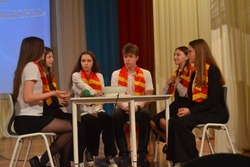 Юные губкинцы приняли участие в брейн-ринге на тему «Молодёжь и выборы»