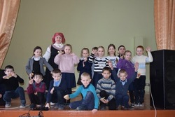 Культработники села Сергиевка провели игровую программу «Богатырские потешки»