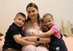 Многодетная мама из села Уколово Юлия Леонова: «Для меня ребятишки — счастье»