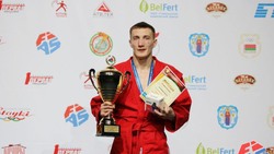 Губкинский самбист Владимир Сергеев завоевал золото в открытом Кубке Европы