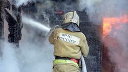 Спасатели сообщили о пожаре в Губкине