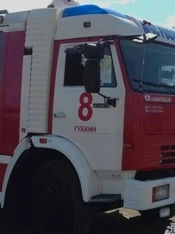 Губкинские огнеборцы ликвидировали пожар в селе Кандаурово
