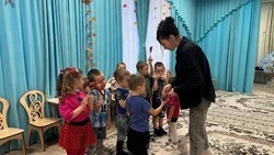 Маленькие жители села Сергиевка губкинской территории приняли участие в программе о фольклоре 