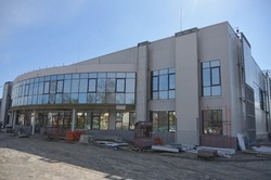 Строительство ФОКа в мкр Лебеди продолжается