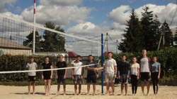 Новая площадка для пляжного волейбола появилась в Губкинском округе