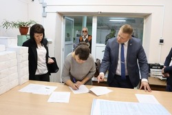 Бюллетени для голосования поступили в Губкинскую территориальную избирательную комиссию