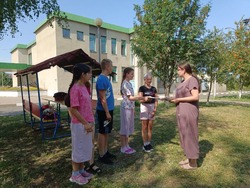 Акция «Стоп терроризму» прошла в селе Вислая Дубрава губкинской территории 