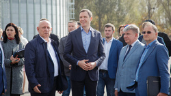 Первый вице-губернатор Белгородской области Денис Буцаев посетил Губкинский горокруг
