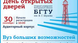БГТУ имени Шухова пригласил абитуриентов на день открытых дверей