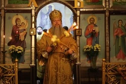 Епископ Авель совершил  Всенощное Бдение в Свято-Никольском храме в Коньшино