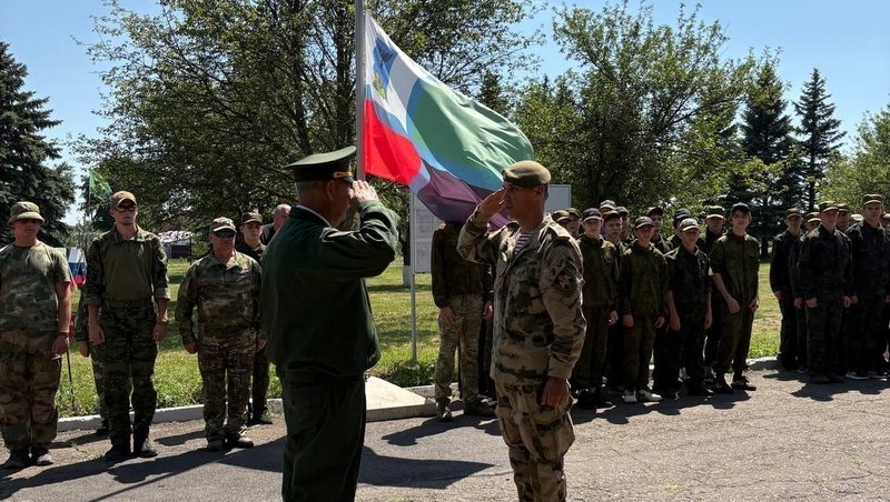 Торжественное открытие третье смены военно-исторических сборов «Армата» прошло в селе Истобное