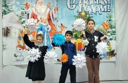 Юные жители села Архангельское посетили мастер-класс «Волшебные снежинки»