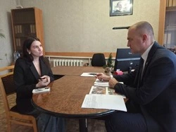 Василий Голиков провёл первый выездной приём граждан в Скородном губкинской территории