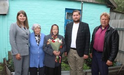 Жительница села Толстое Екатерина Овчинникова отметила 95-летний юбилей
