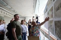 Врио губернатора Белгородской области Александр Шуваев посетил с рабочей поездкой Губкин