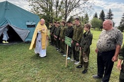 Третья божественная литургия прошла в рамках военно-исторических сборов «Армата»
