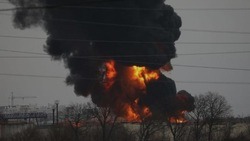 Вячеслав Гладков сообщил о причине пожара на нефтебазе в Белгороде 