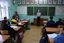 Сергиевские школьники губкинской территории стали участниками беседы о казачестве