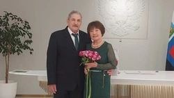 Жители хутора Александровский Тамара и Владимир Новиковы отметили изумрудную свадьбу 
